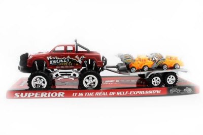 FRICTION CAR W/4 PCS TRUCK 3COLOR - HP1050250