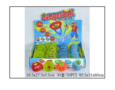 0.8M JUMPER BALL 4ASST 30PCS DISPLAY BOX - HP1050660