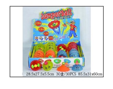 0.8M JUMPER BALL W/DOLL 4ASST 30PCS DISPLAY BOX - HP1050663