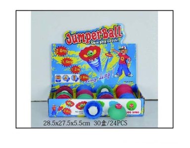 1.2M JUMPER BALL W/LIGHT 24PCS DISPLAY BOX - HP1050684