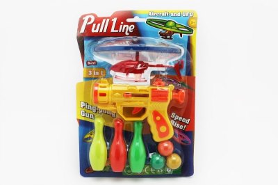 2 IN 1 PULL LINE PING-PONG GUN - HP1050939