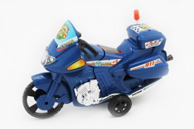 PULL LINE MOTORCYCLE POLICE  WHITE/BLUE - HP1051154