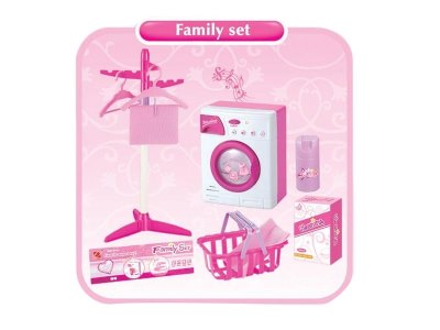 WASHING MACHINE W/LIGHT & MUSIC,IRON & SHAKE & FURNITURE - HP1051239