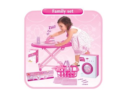 WASHING MACHINE W/LIGHT & MUSIC,IRON & SHAKE & FURNITURE - HP1051240