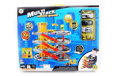 PARKING LOT W/4 DIE-CAST CAR  - HP1051585