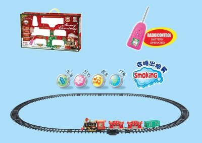R/C BUMP AND GO RAIL TRAIN W/SMOKING & LIGHT & MUSIC - HP1051599