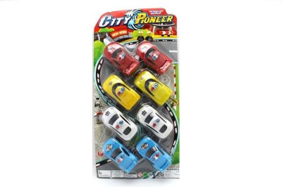 8只装实色商务回力警车 - HP1051884