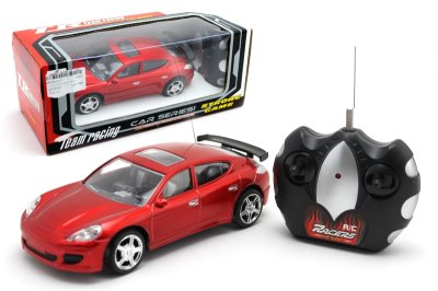 1:20 4 FUNCTION R/C CAR W/LIGHT RED/GLOD - HP1052471