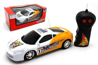 1:24 2 FUNCTION R/C CAR WHITE/RED - HP1052532