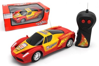 1:24 2 FUNCTION R/C CAR WHITE/RED - HP1052535