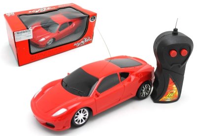 1:24 2 FUNCTION R/C CAR YELLOW/RED - HP1052536