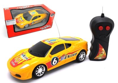 1:24 2 FUNCTION R/C CAR YELLOW/RED - HP1052539