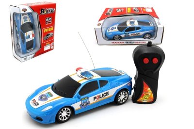 1:24 2 FUNCTION R/C POLICE CAR BLUE/SILVER - HP1052540