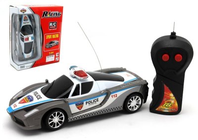 1:24 2 FUNCTION R/C POLICE CAR BLUE/SILVER - HP1052541