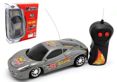 1:24 2 FUNCTION R/C CAR RED/SILVER - HP1052545