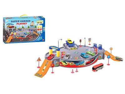 RAIL PARKING LOT W/1 FREE WAY BUS & 3 FREE WAY CAR - HP1052575
