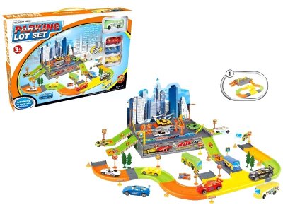RAIL PARKING LOT W/1 FREE WAY BUS & 3 FREE WAY CAR - HP1052587