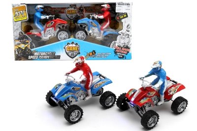 2PCS PULL BACK MOTOR W/ LIGHT & IC & MAN INCLUDED BUTTONCELL RED/BLUE/YELLOW - HP1052631