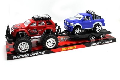 FRICTION TRUCK W/CAR RED/GREEN - HP1052648