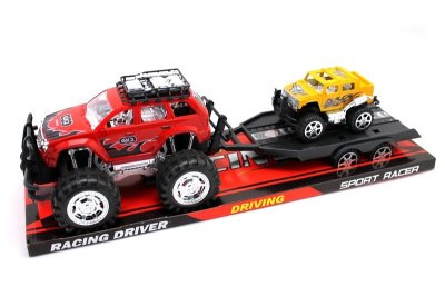 FRICTION TRUCK W/CAR RED/GREEN - HP1052655