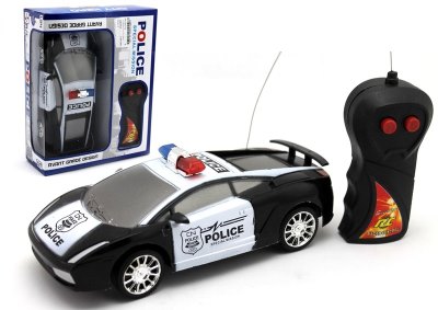1:24 2 FUNCTION R/C POLICE CAR BLUE/BLACK - HP1052712
