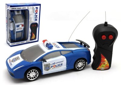 1:24 2 FUNCTION R/C POLICE CAR BLUE/BLACK - HP1052713