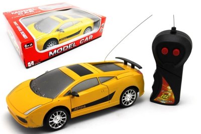 1:24 2 FUNCTION R/C CAR YELLOW/ORANGE/BLACK - HP1052715