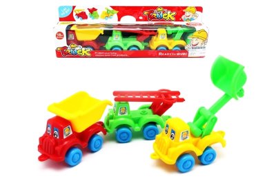 3PCS FREE WAY CONSTRUCTION CAR  - HP1052725