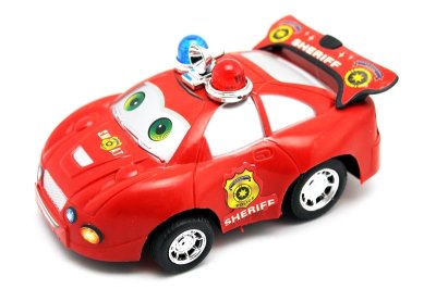 FRICTION POLICE CAR RED/BLACK - HP1052744