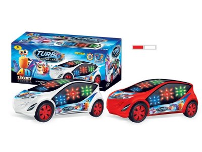 电动万向车带4D音乐灯光(极速蜗牛) 2色混装 - HP1052797