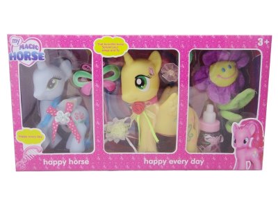 PONY W/ ACCESSORIES & LIGHT & MUSIC (INCLUEDE BUTTONCELL) - HP1052861