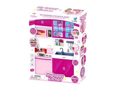 COOKING SET W/LIGHT & MUSIC & 3*AG13 BATTERIES - HP1053360