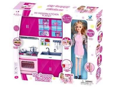 COOKING SET W/LIGHT & MUSIC & 2*AAA BATTERIES - HP1053362