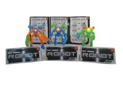 DIY ROBOT W/LIGHT， INCLUDED BUTTONCELL，ORANGE,BLUE,GREEN - HP1053388
