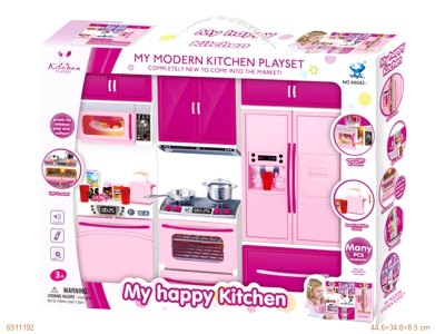 FREEZER & OVEN & MICROWAVE OVEN W/LIGHT & MUSIC & 2*AAA BATTERIES - HP1053540
