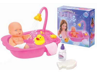 B/O BATHROOM SET W/DOLL - HP1053789