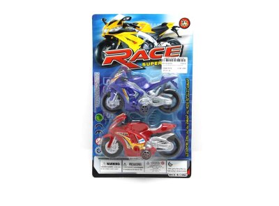 2只装回力摩托车 红蓝黄绿4色2款混装 - HP1053978