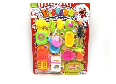 KITCHEN SET W/DOLL - HP1054086