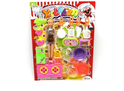 KITCHEN SET W/DOLL - HP1054087