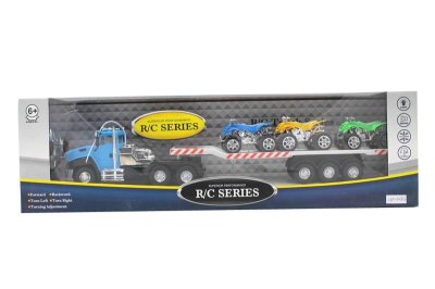 4WAYS RADIO CONTROL TRUCK W/3PCS CARS YELLOW/RED/BLUE - HP1054833