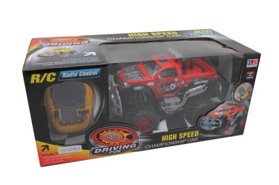 4 FUNCTION R/C CAR W/LIGHT & MUSIC RED/ORANGE, NOT INCLUDED BATTERY - HP1054853