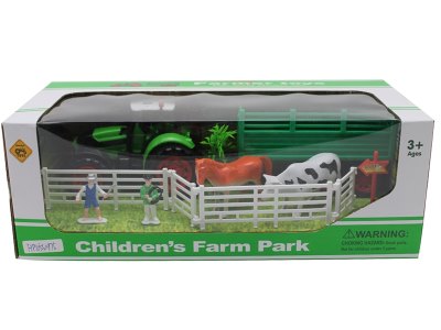 FRICTION FARMER CAR  RED/GREEN - HP1054975