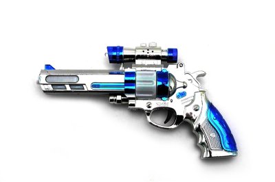 FALSH GUN W/3 LIGHT & MUSIC INCLUDED BATTERY - HP1055149