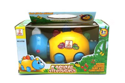 B/O CARTOON DINOSAUR W/LIGHT & MUSIC (HEAD SHAKING,LEGS MOVING,TAIL SWAYING) - HP1055218