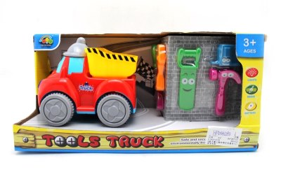 FREE WAY CONSTRUCTION CAR W/LIGHT & MUSIC & TOOL 3ASST - HP1055283
