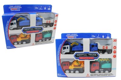 4PCS FRICTION CONSTRUCTION CAR (SOLID COLOR) - HP1055303