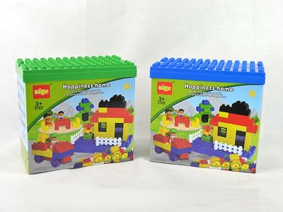 HOMELAND BLOCK SET 70PCS BLUE GREEN - HP1055817