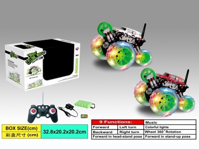 9 FUNCTION R/C CAR W/LIGHT MUSIC,W/CHARGER RED/WHITE - HP1055970