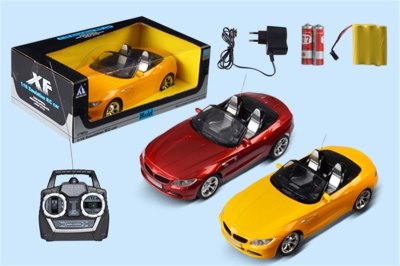 FOUR FUNCTION R/C CAR W/LIGHT RED/YELLOW 2ASST - HP1056070