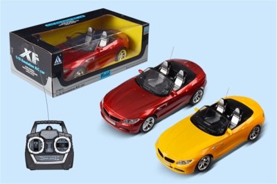FOUR FUNCTION R/C CAR W/LIGHT RED/YELLOW 2ASST - HP1056071